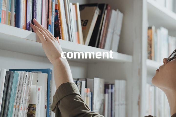 comment