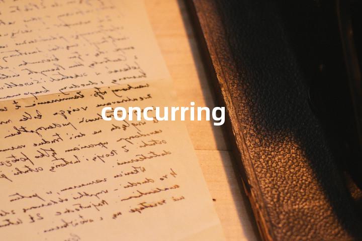 concurring