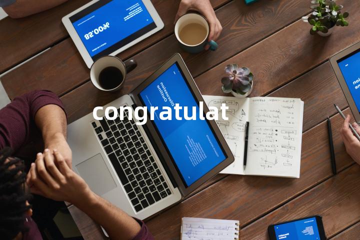 congratulations