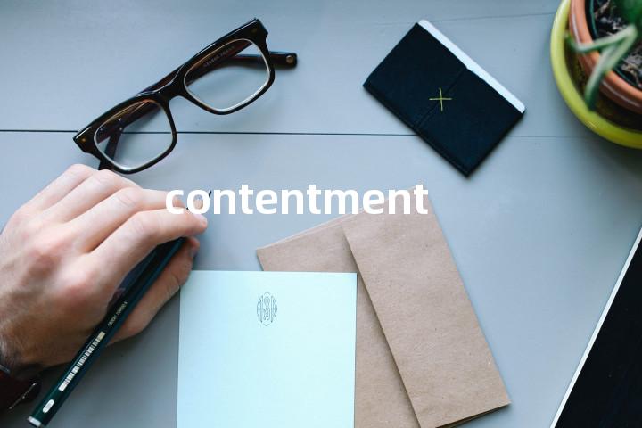 contentment