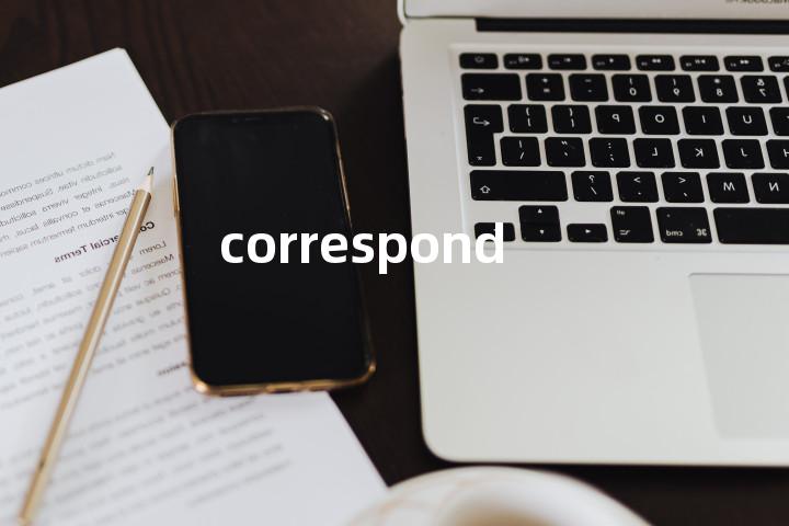 correspond