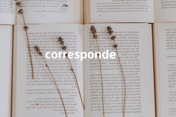 correspondence