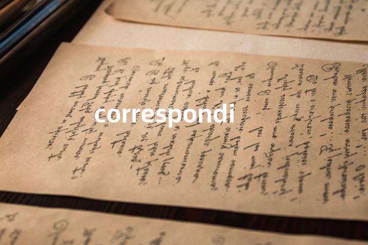 corresponding