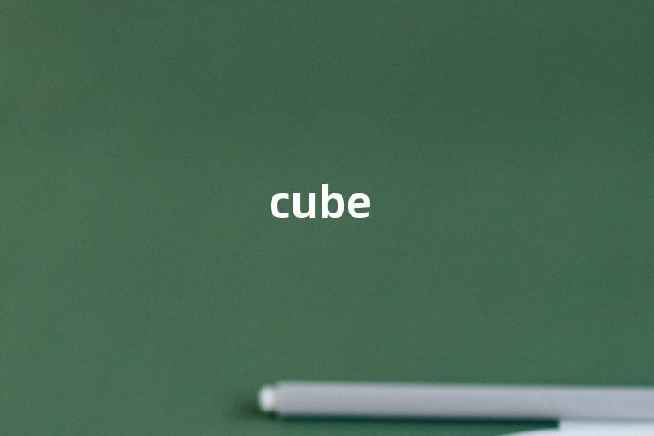 cube