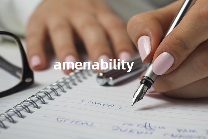 amenability