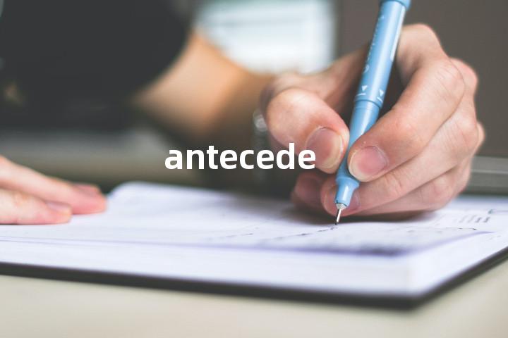 antecede