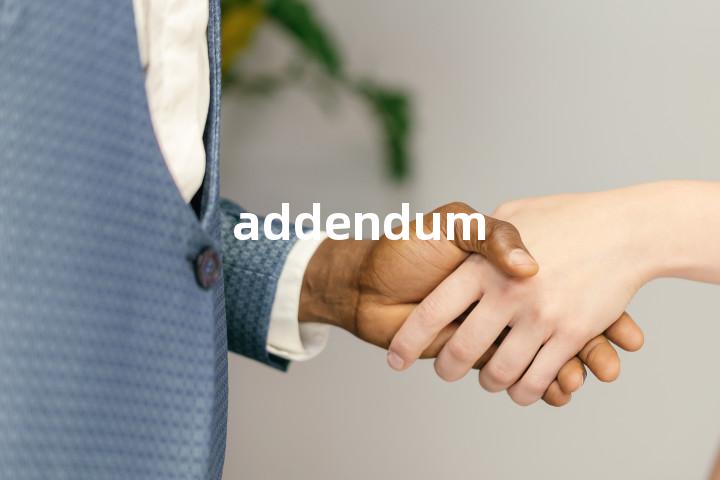 addendum