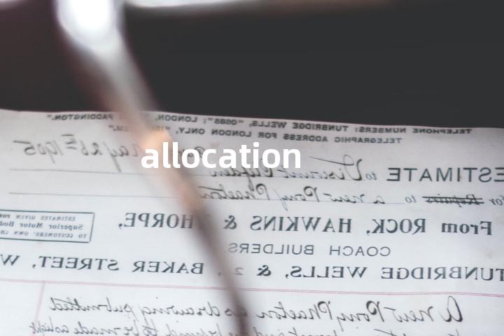 allocation