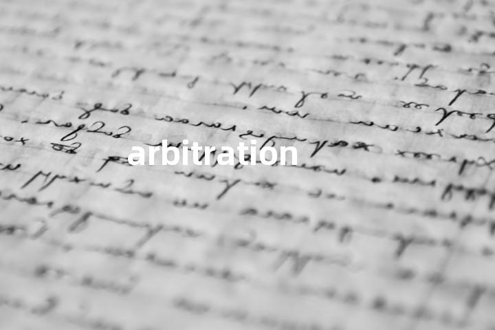 arbitration