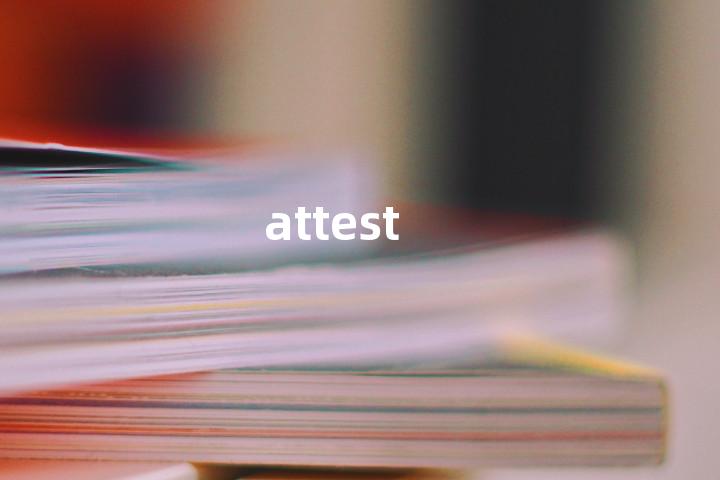 attest