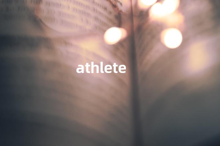 athlete