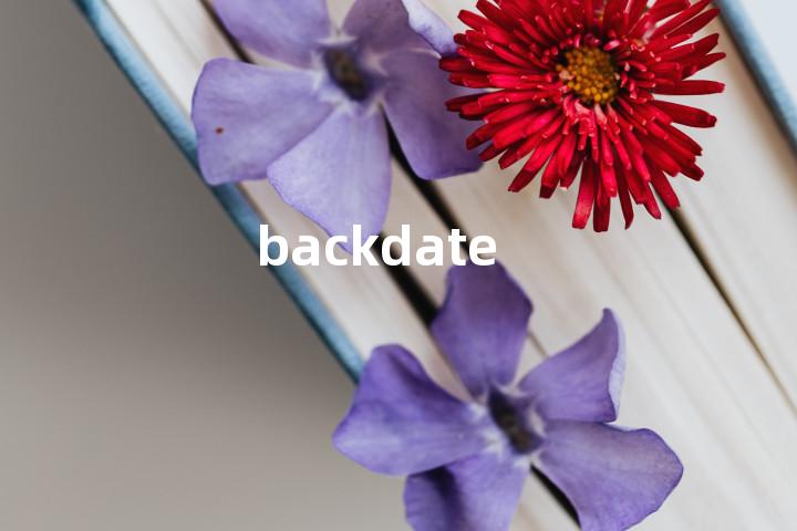 backdate