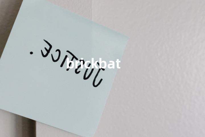 brickbat