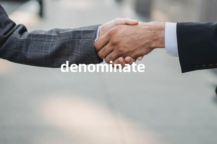 denominate