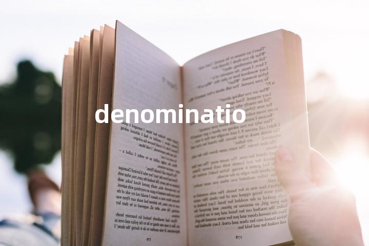 denomination