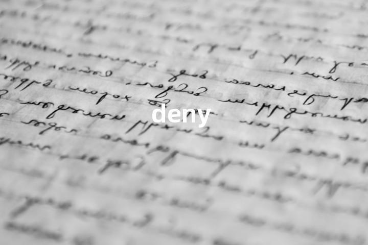 deny