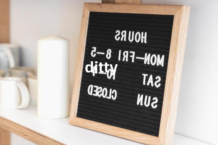 ditty
