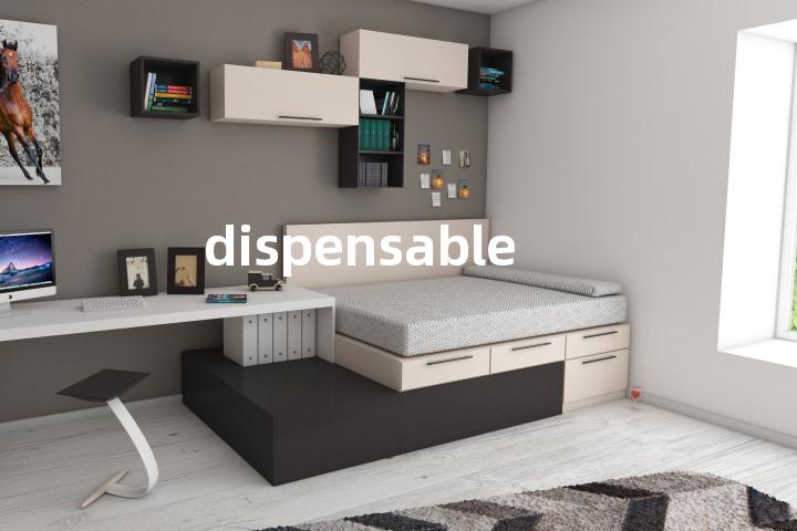 dispensable