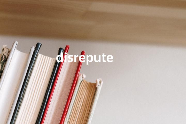 disrepute