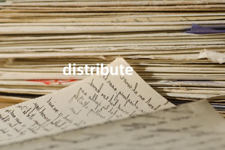 distribute