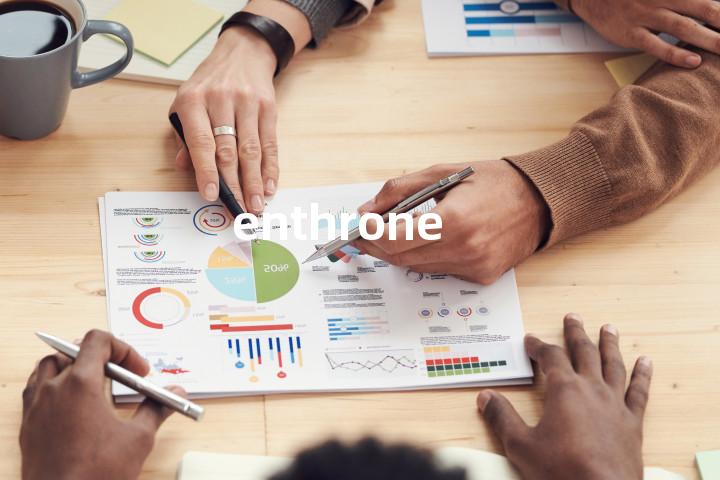 enthrone