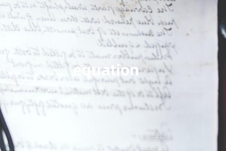 equation