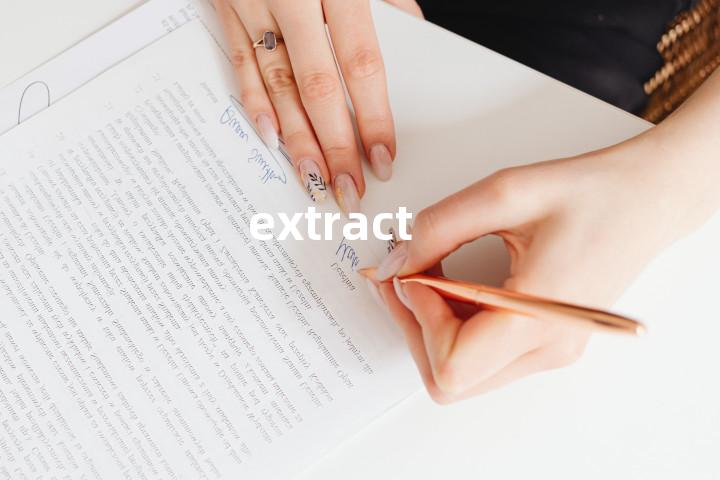 extract