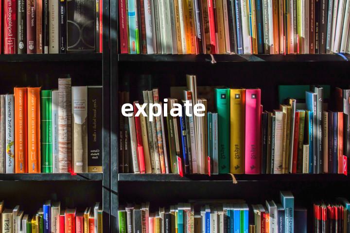 expiate
