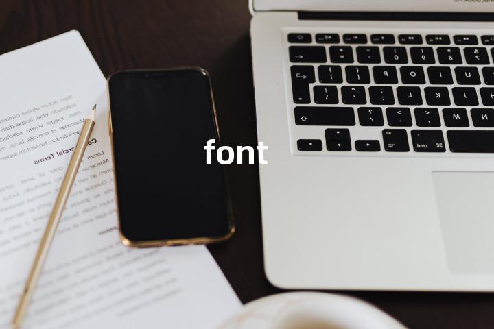 font