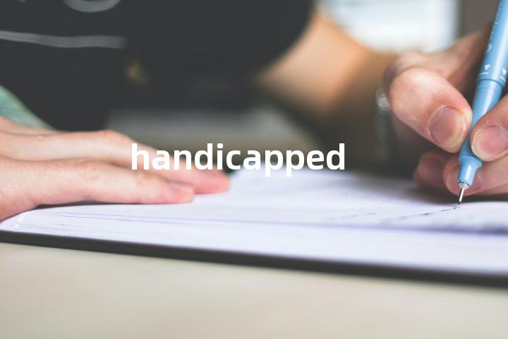 handicapped
