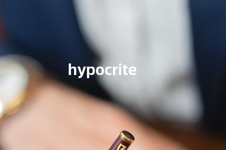 hypocrite