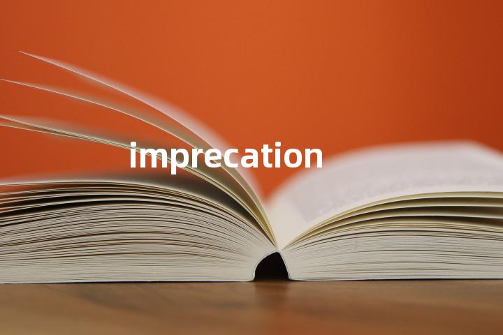imprecation