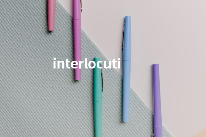 interlocution