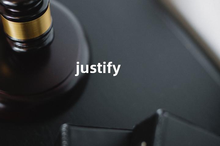 justify