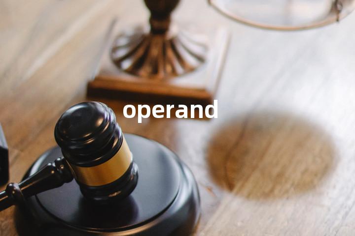 operand