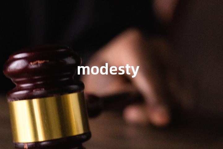 modesty