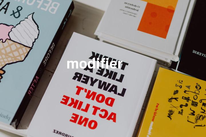 modifier