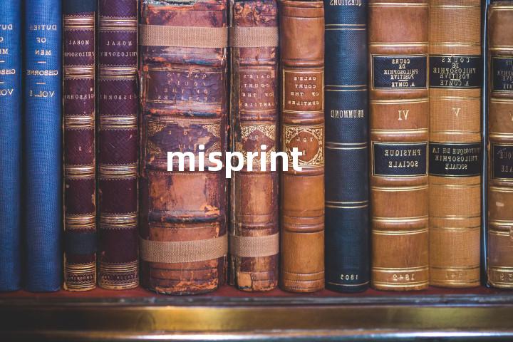 misprint