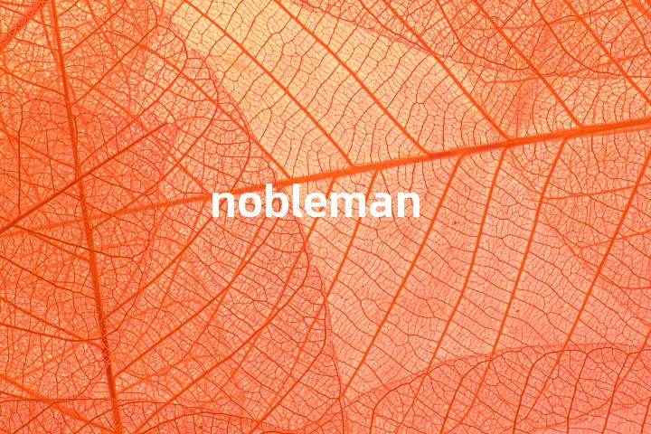 nobleman