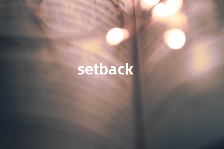 setback