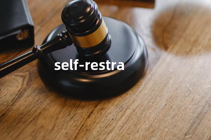 self-restraint