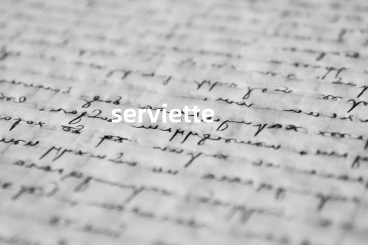 serviette