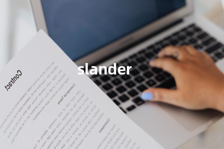 slander