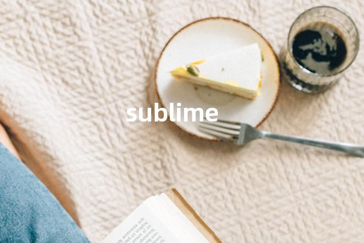 sublime