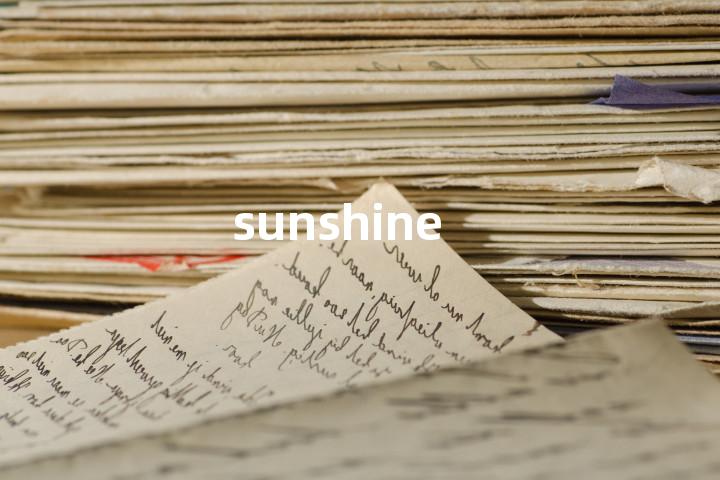 sunshine