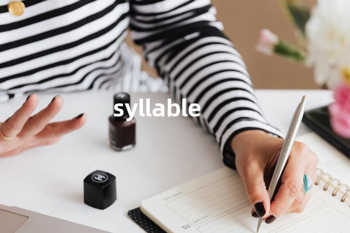 syllable