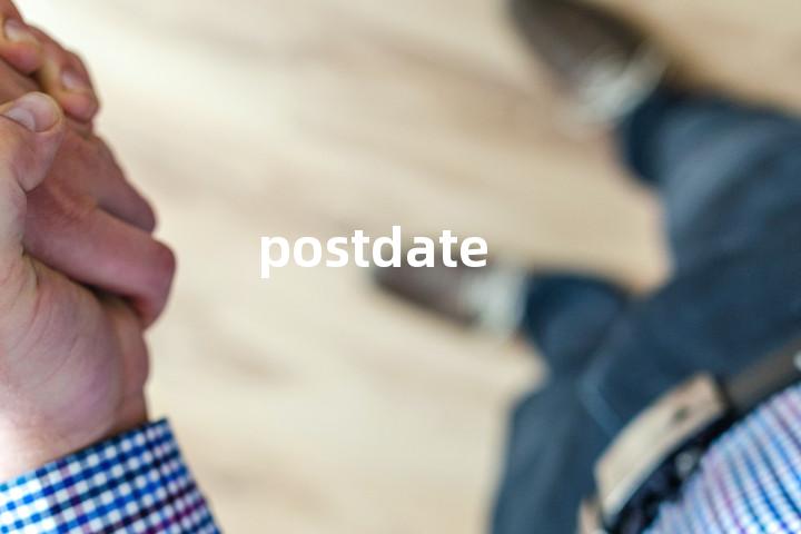 postdate