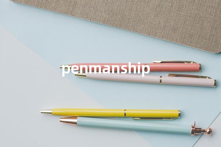 penmanship