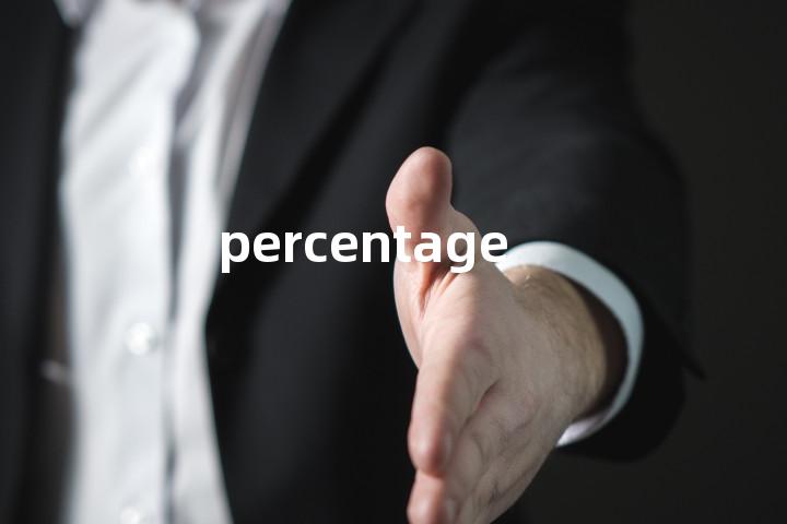percentage
