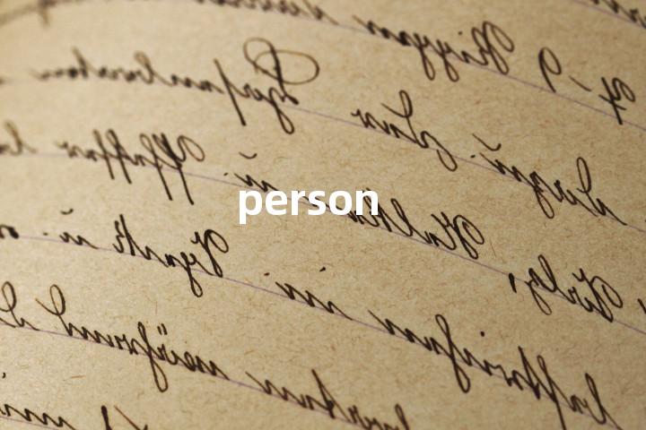 person